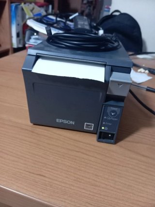 Impresora de Tickets Epson Negra/Gris