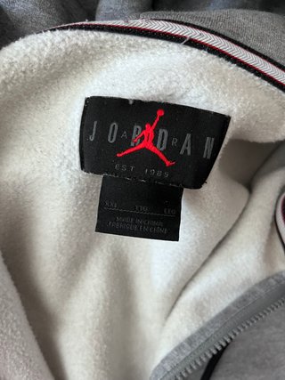 Sudadera Jordan Brooklyn Fleece Gris Talla XXL