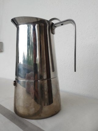 Moka Caffettiera Acciaio Inox