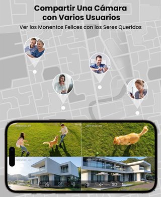 Cámara PTZ Solar Exterior Inteligente