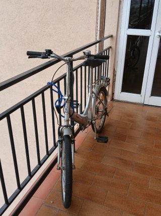 Bicicleta Urbana Plegable Plata en Barcelona