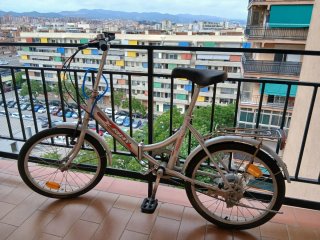 Bicicleta Urbana Plegable Plata en Barcelona