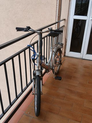 Bicicleta Urbana Plegable Plata en Barcelona