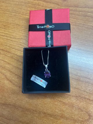 Colgante Amatista Natural Plata 925