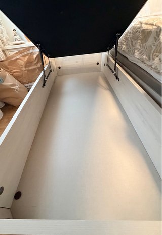 Canape abatible 90x190 blanco