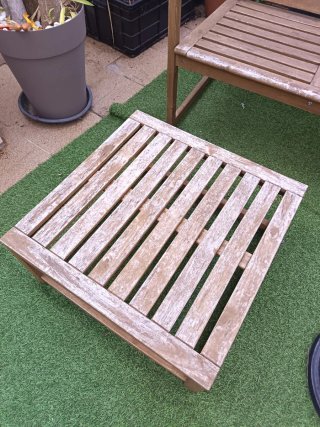 Conjunto Muebles Jardín Madera Ikea