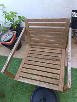 Conjunto Muebles Jardín Madera Ikea
