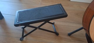 Reposapiés Guitarra Plegable Negro