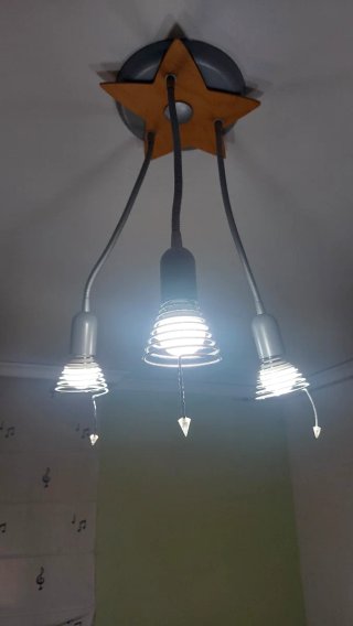 2 Lámparas Colgantes Habitación Juvenil