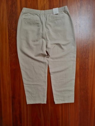 Calças de Linho Zara Homem XL