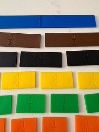 Regletas Fracciones Cuisenaire