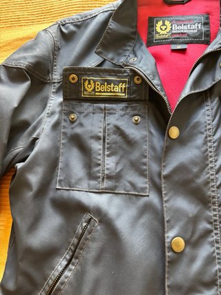 Chaqueta Belstaff Negra Verano Original
