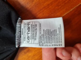 T-shirt Carhartt Preta Tamanho S