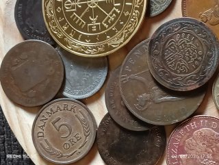 Lote de monedas antiguas variadas