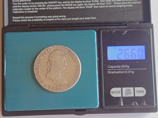 8 Reales Fernando VII 1821 México