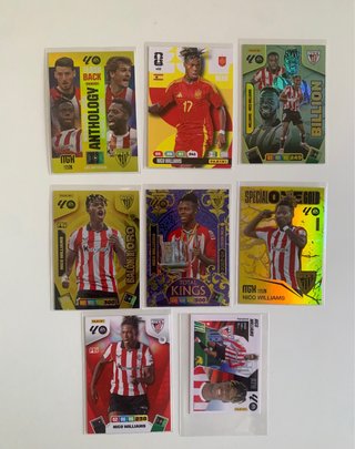 Colección Cromos Nico Williams Panini