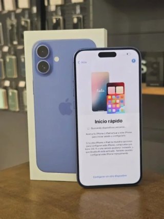 IPHONE 16 PLUS 128GB BLU BATTERIA 91%