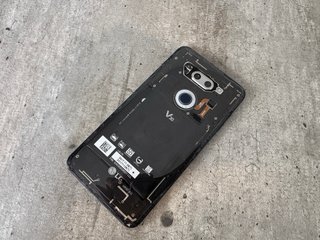 LG V30 con Parte Trasera Transparente en caja orig