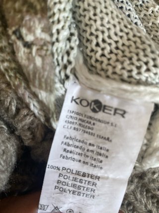 Jersey Koker con estampado de mujer