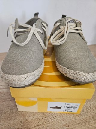 Zapatos Verano Lona Talla 43