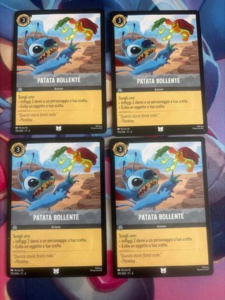 Patata Bollente x4 - Carte Disney Lorcana