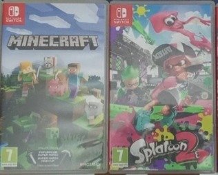 Pack Juegos Nintendo Switch Minecraft y Splatoon 2