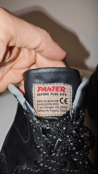 Zapatos de seguridad Panter Negros
