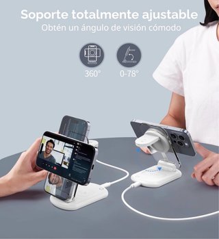 Caricabatterie wireless 3 in 1 pieghevole MagSafe