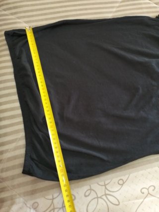 Camiseta C&A manga corta negra Talla M