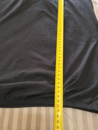 Camiseta C&A manga corta negra Talla M