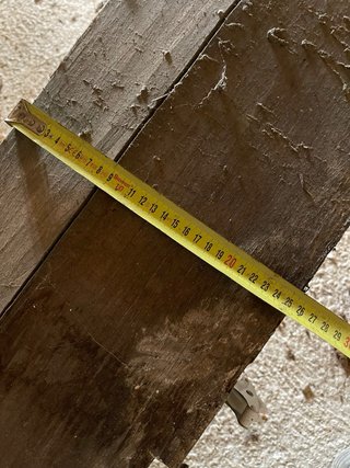Viga de madera antigua