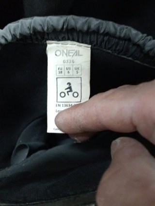 Botas Cross Infantiles Negras sin apenas uso