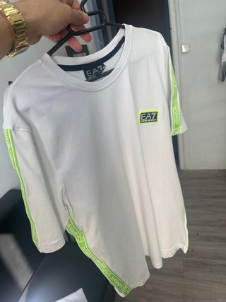 Conjunto EA7 Emporio Armani Blanco y Verde