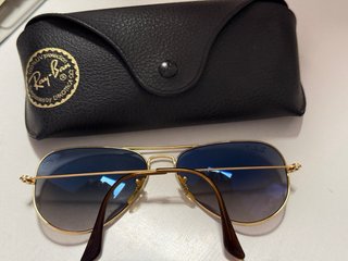 Gafas de sol Ray-Ban Aviator Azul Dorado