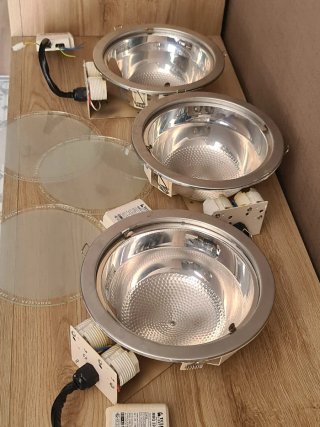 Lote 3 focos empotrables / downlight