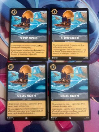 Ci Sono Anch'io x4 - Carte Disney Lorcana