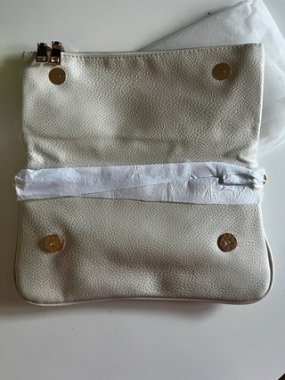 Bolso de fiesta estampado pájaros y flores.