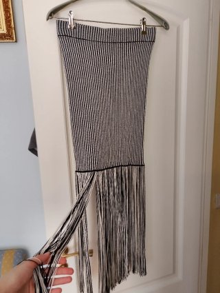 Conjunto Zara Falda y Top Flecos Talla M