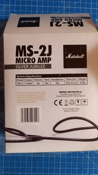 Marshall MS-2J Silver Jubilee Micro Amp