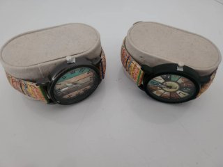 2 Orologi Quarzo Stile Vintage