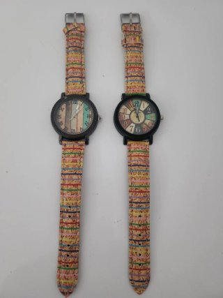 2 Orologi Quarzo Stile Vintage