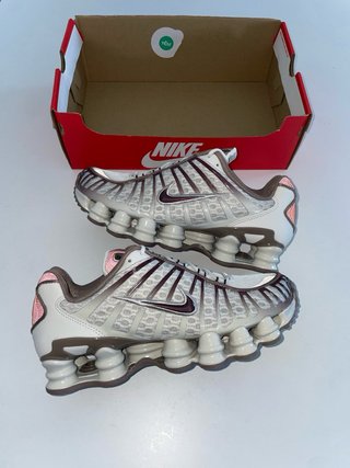 Nike Shox TL Beige Burdeos EU 39