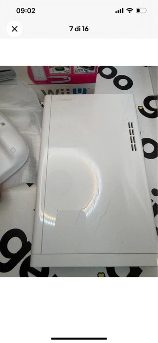 Nintendo Wii U Bianca Console con Cavi