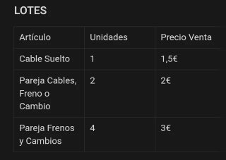 Cable de Cambio para Bicicleta