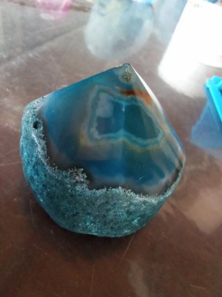 Geode Azzurro Tagliato
