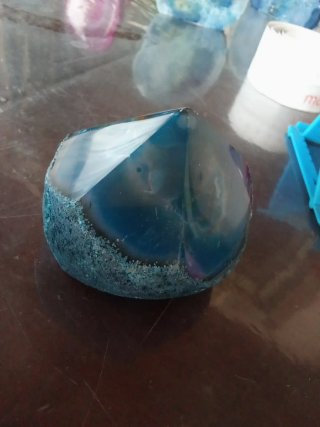Geode Azzurro Tagliato
