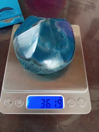 Geode Azzurro Tagliato