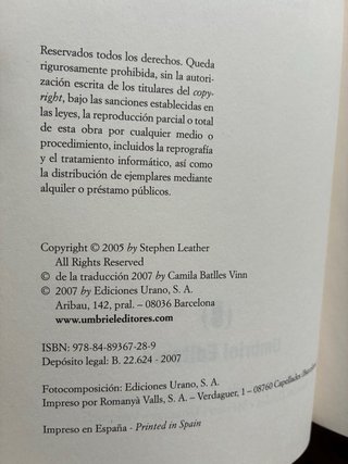 Lote Stephen Leather