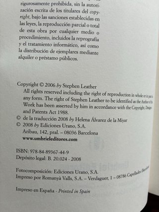 Lote Stephen Leather