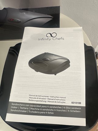 Sandwichera Infinity Chefs 80W